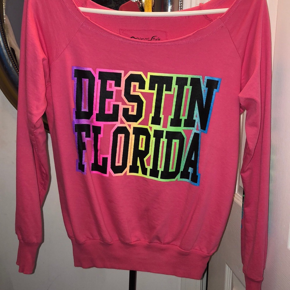 Girls' Pink Destin FL Shirt